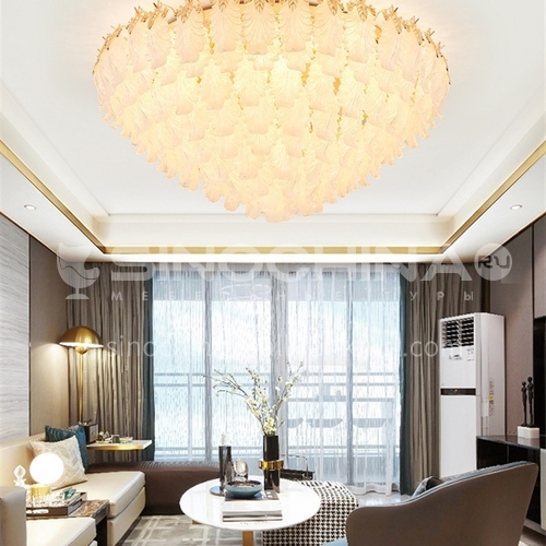 Crystal lamp living room lamp led ceiling lamp modern light luxury European round bedroom lamp JBS-18118